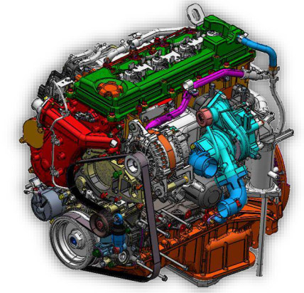 Двигатель ZD30 на ASHOK Leyland